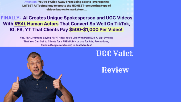 UGC Valet Review – The Ultimate AI-Powered UGC Video Creation Tool