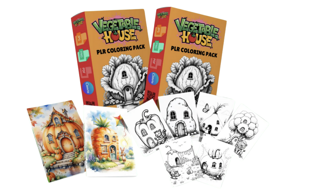 Vegetable House Coloring Pack Tool